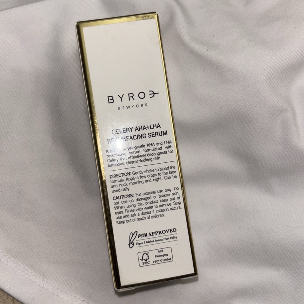 Byroe Celery AHA + LHA Resurfacing Serum Brand New in Box - Picture 10 of 11